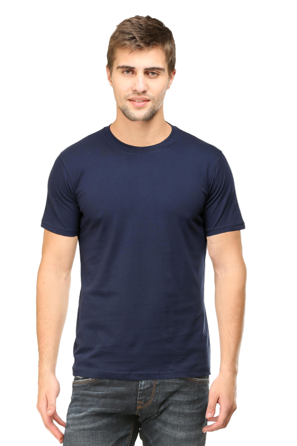 Solid Classic Crew Cotton T-Shirt for Men | Soft, Durable & Versatile | Plain