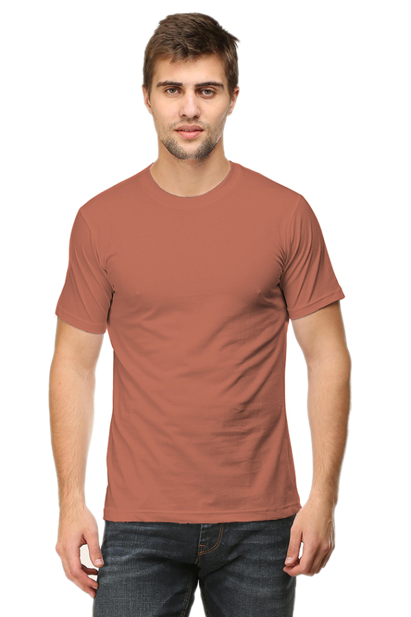 Solid Classic Crew Cotton T-Shirt for Men | Soft, Durable & Versatile | Plain